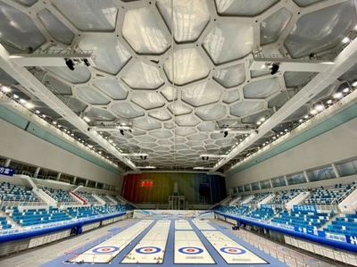 北京冬季五輪　「氷立方」でカーリング2日に競技開始