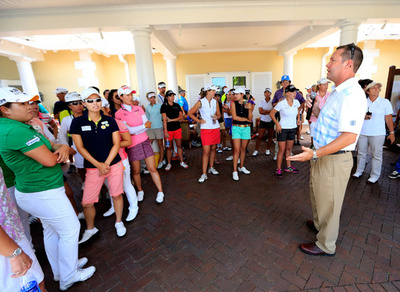 水没したコースを12ホールに短縮 ピュアシルクバハマLPGAクラシック