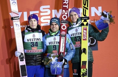 伏兵ダミアンが通算2勝目、初戦V小林は10位 スキージャンプW杯