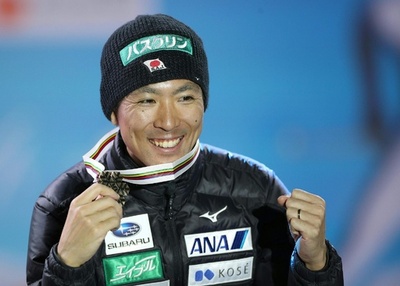 渡部暁斗が複合個人NHで銅メダル、ノルディック世界選手権