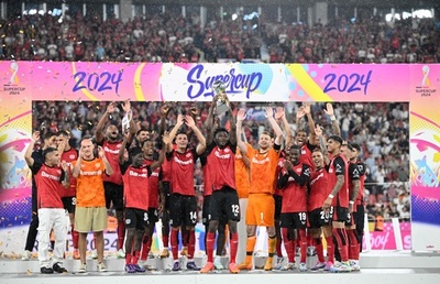 レバークーゼンがスーパー杯優勝 PK戦でシュツットガルト下す