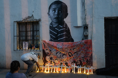 【今日の1枚】後を絶たない犠牲者、国境地帯に正義を メキシコ