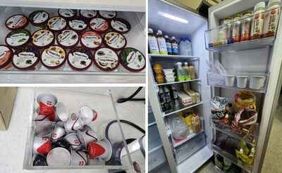 スタバのコーヒーカプセル山積み、ハーゲンダッツぎっしり…韓国で“羨望の給湯室”話題に