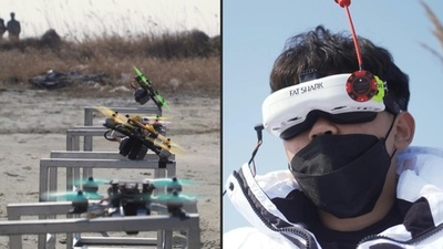 字幕:韓国の世界ドローンレース覇者、18歳で「今年が最後かも」