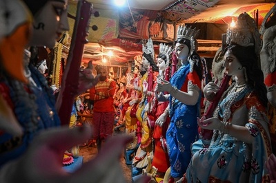 【今日の1枚】待機中の女神たち インド