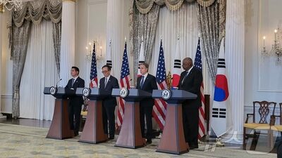 「北朝鮮軍、戦闘投入予想」…米韓外交・国防2プラス2「最も強く糾弾」