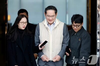 韓国財界トップ2人が同ブランド着用…サムスン李在鎔会長の高級ダウンベストが再び話題