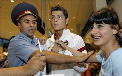 ポルトガル代表 アルメニアに到着