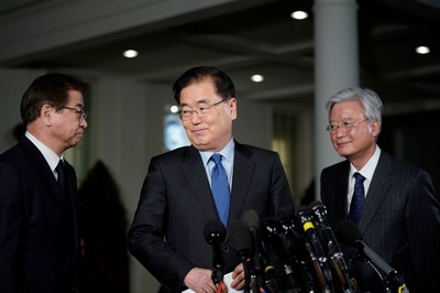 トランプ氏、金正恩氏と5月までに会談へ 朝鮮半島の非核化目指す