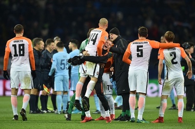 シャフタール16強、ブラジル勢の活躍でシティに今季初めて土つける