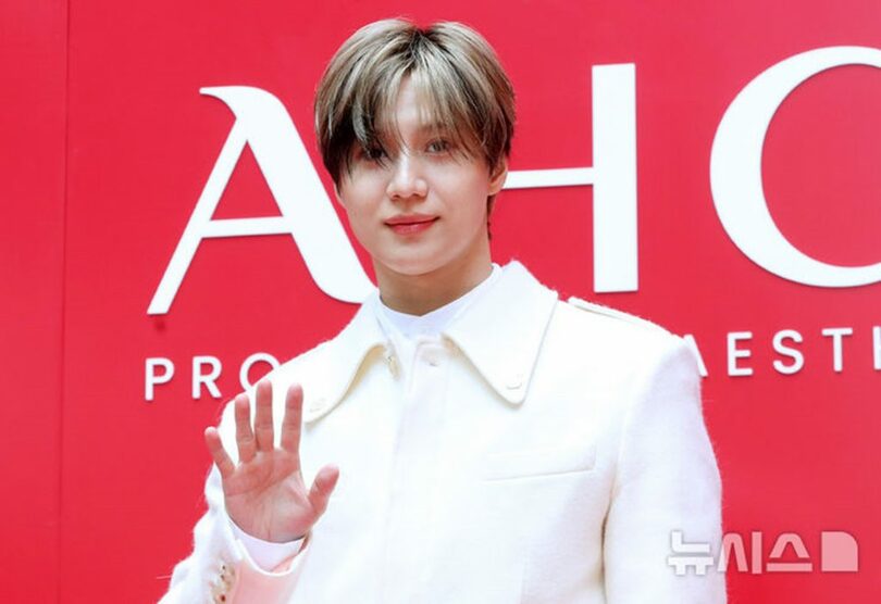 2025年2月、ソウル市城東区で開かれたフォトイベントに登場したSHINeeのテミン(c)NEWSIS