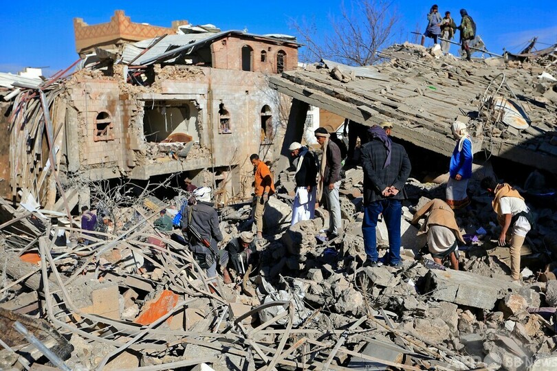 イエメン空爆で14人死亡 サウジ主導連合軍、UAE攻撃に報復