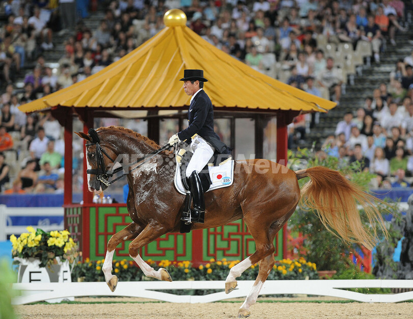 ロンドン五輪乗馬、日本人71歳で最年長出場へ 法華津選手
