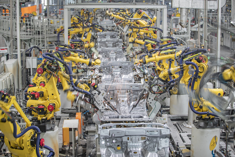中国の産業用ロボット密度、世界3位に躍進