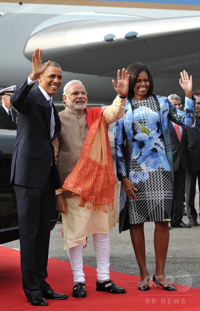 オバマ夫人に手織りサリー100着進呈、印訪問で地元業者が計画