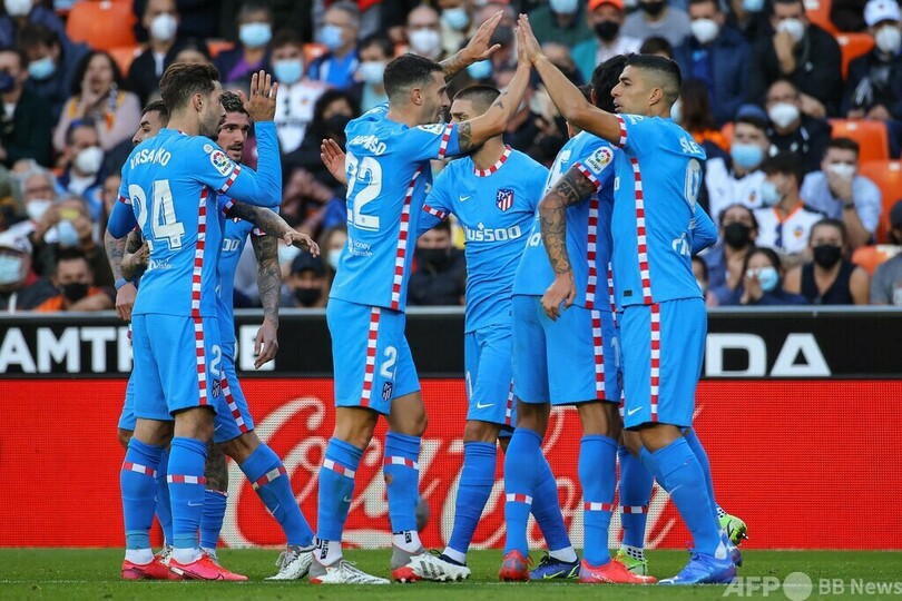 アトレティコが終了間際の2失点でドロー 直近6戦でわずか1勝