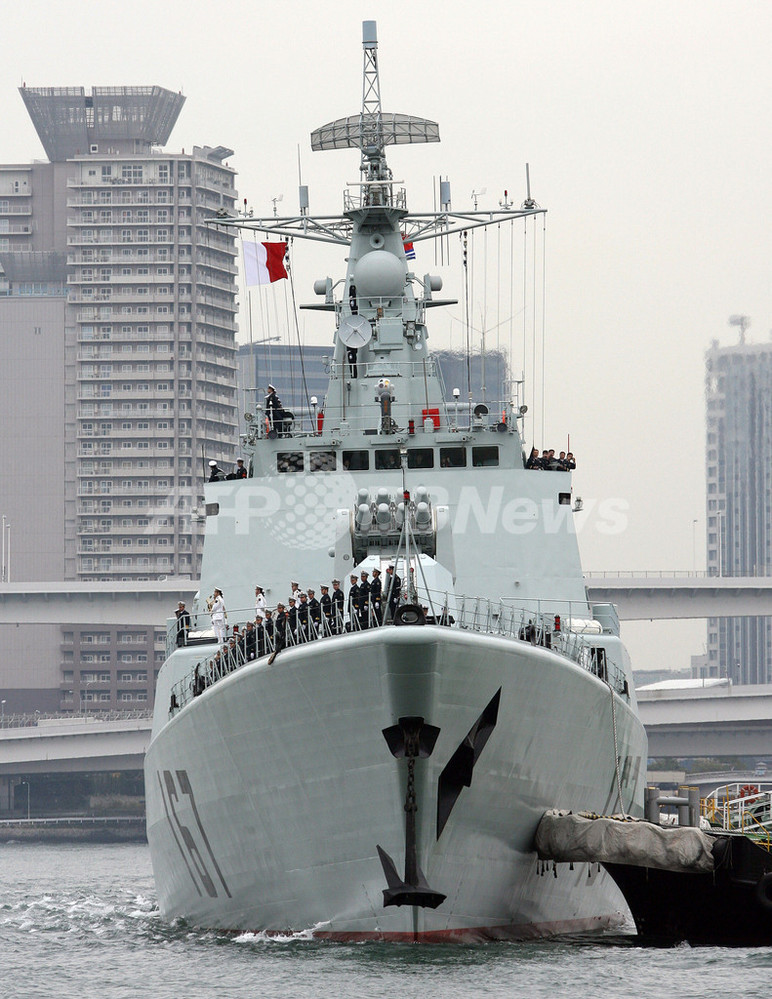 墨？　中国　大型 中国艦艇が晴美ふ頭に寄港、日本入港は戦後初めて 写真9枚 国際