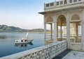 インド・ウダイプル（Udaipur）のレストラン「タージ・レイク・パレス（Taj Lake Palace）」。(c)Relaxnews/Taj Hotels Resorts and Palaces