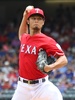 14MLB、テキサス・レンジャーズ（Texas Rangers）対ミネソタ・ツインズ（Minnesota Twins）。先発登板するダルビッシュ有（Yu Darvish、2014年6月28日撮影）。(c)AFP/Getty Images/Rick Yeatts