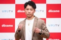 横浜市内で行われた会見でポーズをとるボクシングの井上尚弥（2023年1月13日撮影）。(c)Yuichi YAMAZAKI / AFP