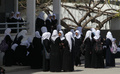 ガザ市内の学校の教室の様子（2013年4月2日撮影）。(c)AFP/MAHMUD HAMS