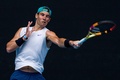 全豪オープンテニスに向け、メルボルン市内で練習を行う男子テニスのラファエル・ナダル（2022年1月15日撮影）。(c)Andy Cheung / various sources / AFP