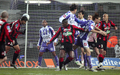後半44分に1-1となる同点ゴールを決めるニースのエデルソン（%%Honorato Campos Ederson%%、左2）。(c)AFP/PASCAL PAVANI