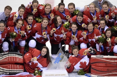 カナダが逆転でアイスホッケー女子五輪4連覇、ソチ五輪