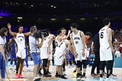 バスケ男子日本、延長戦でフランスに敗れる パリ五輪