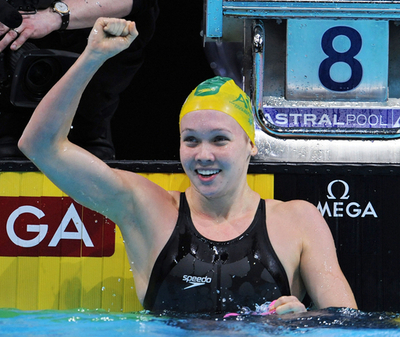 パーマー 世界短水路選手権2008・女子200メートル自由形で優勝
