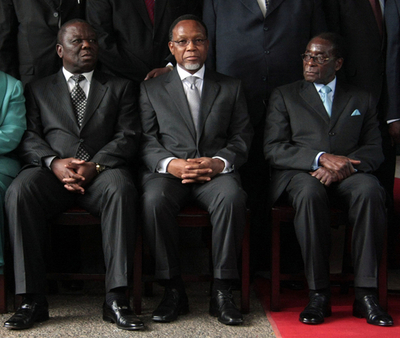 連立政権発足も副大臣候補を拘束、ジンバブエ