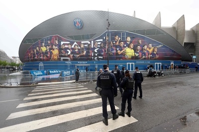 欧州CLが厳重警備で開催 ISの攻撃示唆受け