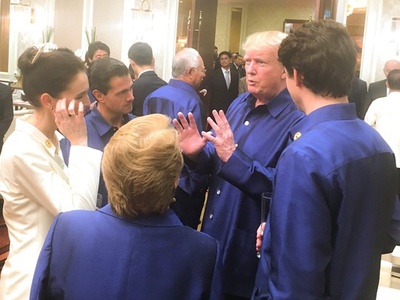 トランプ氏、NZ首相をカナダ首相夫人と勘違い？ NZ首相は否定