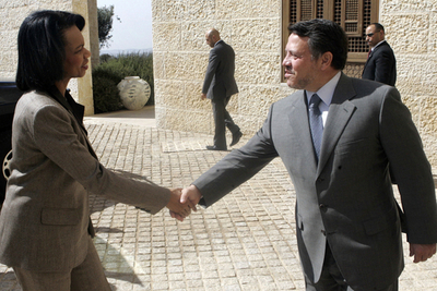 ライス米国務長官、中東和平でアラブ4か国情報部と会談 - ヨルダン