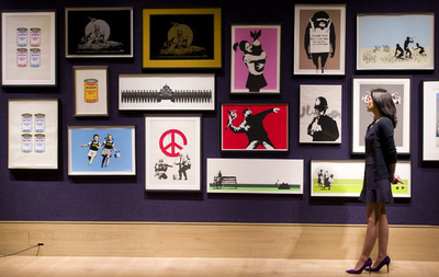 推定価値1.3億円のバンクシー壁画、住宅工事で損壊 英