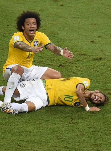 ネイマール、負傷直後に「脚の感覚がない」と叫んでいた