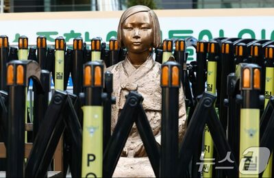 ソウル・旧日本大使館前「平和の少女像」のバリケード、一時的に撤去へ…5年10カ月ぶりに限定的開放