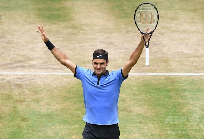 フェデラー、ハレで9度目V！ 「最高の状態」でウィンブルドンへ
