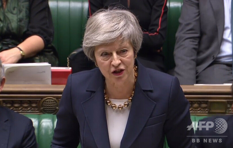 英議会、メイ政権非難の動議可決 EU離脱案、審議初日に痛手