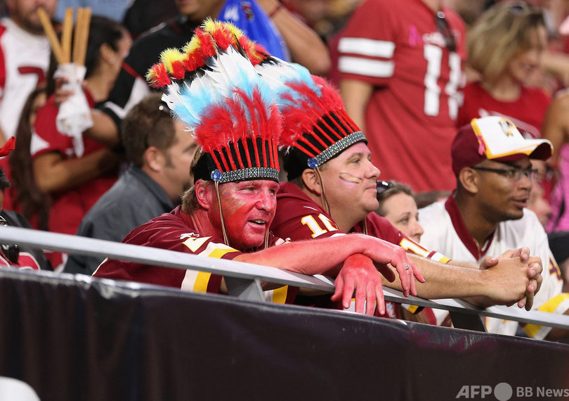 NFLワシントン、米先住民の頭飾りとフェースペイントを禁止