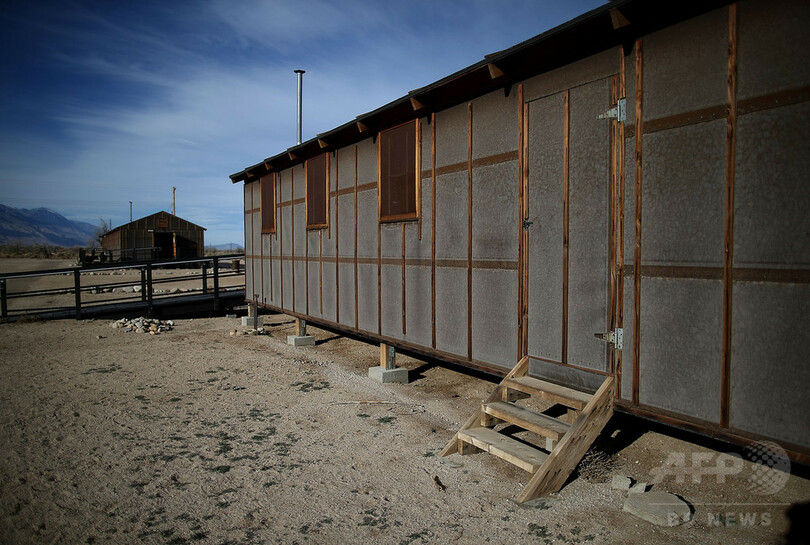 米国定史跡として残る日系人強制収容所