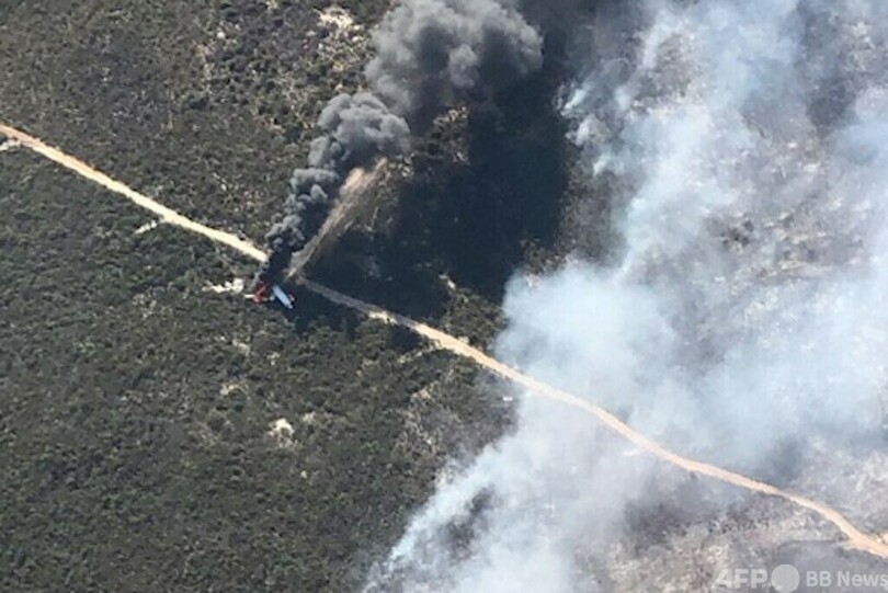 消防用ジェット機墜落、操縦士は奇跡の生還 豪