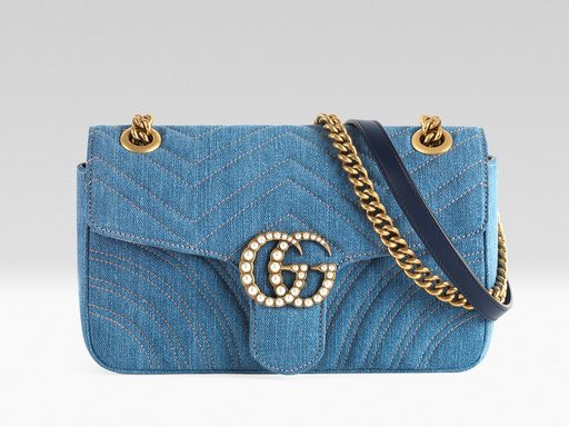 GUCCI デニム ポーチ マーモント パール フローラ 花柄 800000099317000-11_0befdd5d-