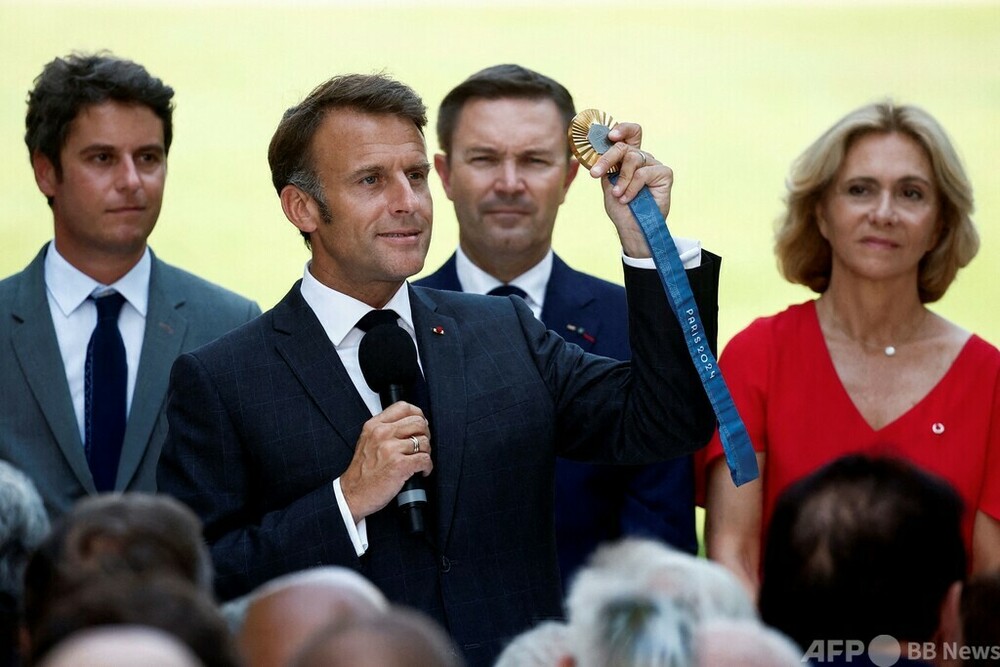 パリ五輪は「フランスの真の顔」示した マクロン大統領が成功称賛 写真1枚 国際ニュース：AFPBB News