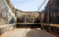 イタリア・ポンペイ遺跡で発見された宴会場。ポンペイ遺跡公園提供（2024年4月11日公開）。(c)AFP PHOTO / Parco Archeologico di Pompei press office