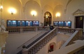 フリーメイソンに関する展示。ポーランドのポズナニ大学図書館で（2021年12月22日撮影）。(c)JANEK SKARZYNSKI / AFP