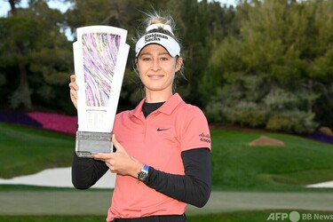 世界1位N・コルダ、4大会連続優勝 Tモバイル・マッチプレー制す 写真6