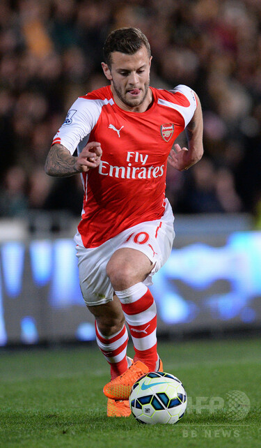 直筆サイン入り写真 ジャック・ウィルシャー アーセナルFC SA鑑定済