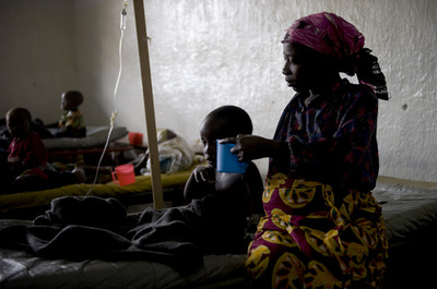 コンゴ、コレラで517人死亡 WHOが懸念