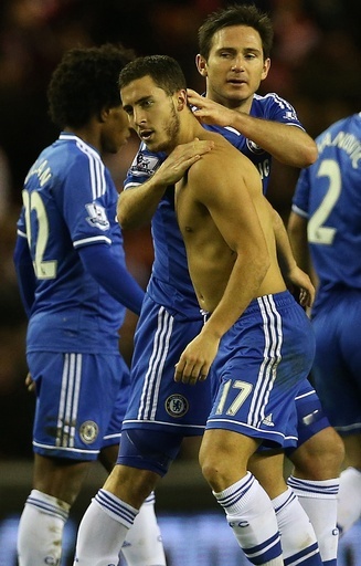 チェルシー、アザールの大活躍でサンダーランドに勝利